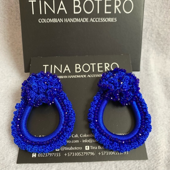 Anthropologie Jewelry - NEW Anthropologie Tina Botero Crochet Earrings